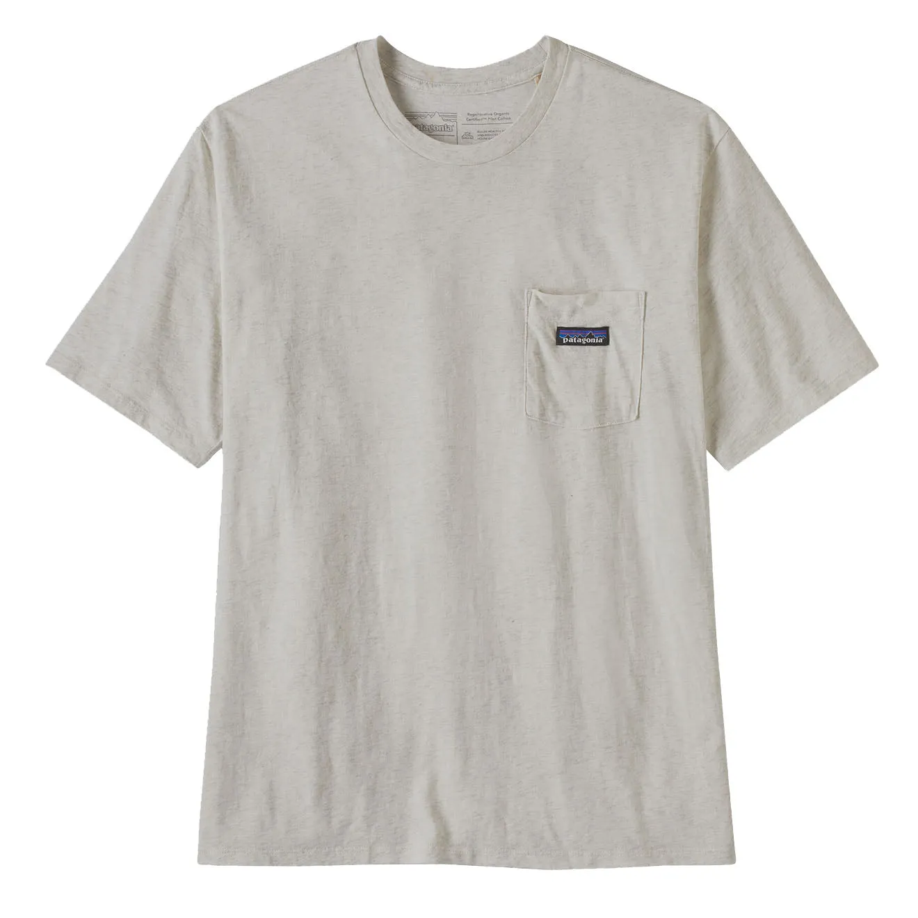 Bekleidung Patagonia T-Shirts Herren Patagonia Daily Pocket T-Shirt Birkenweiß