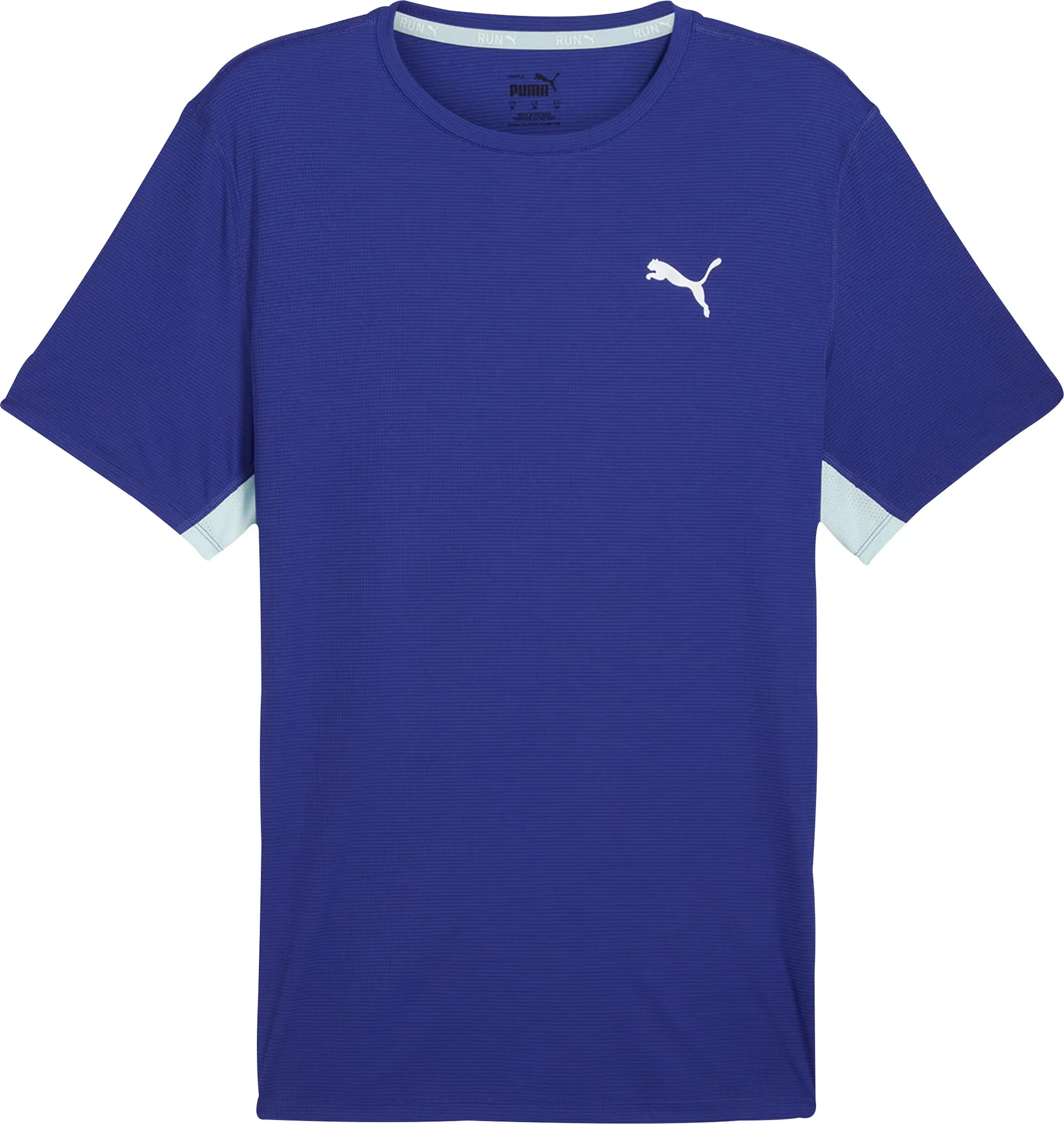 Bekleidung Puma Herren Puma Run Favourite Kurzarm Herren Laufshirt - Blau