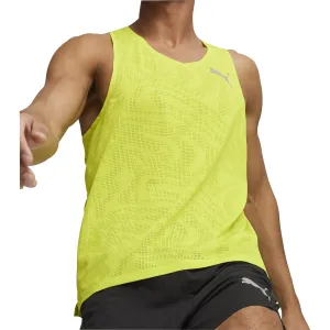 Clothing Puma  Men Puma Run Ultraspun Mens Running Vest - Green