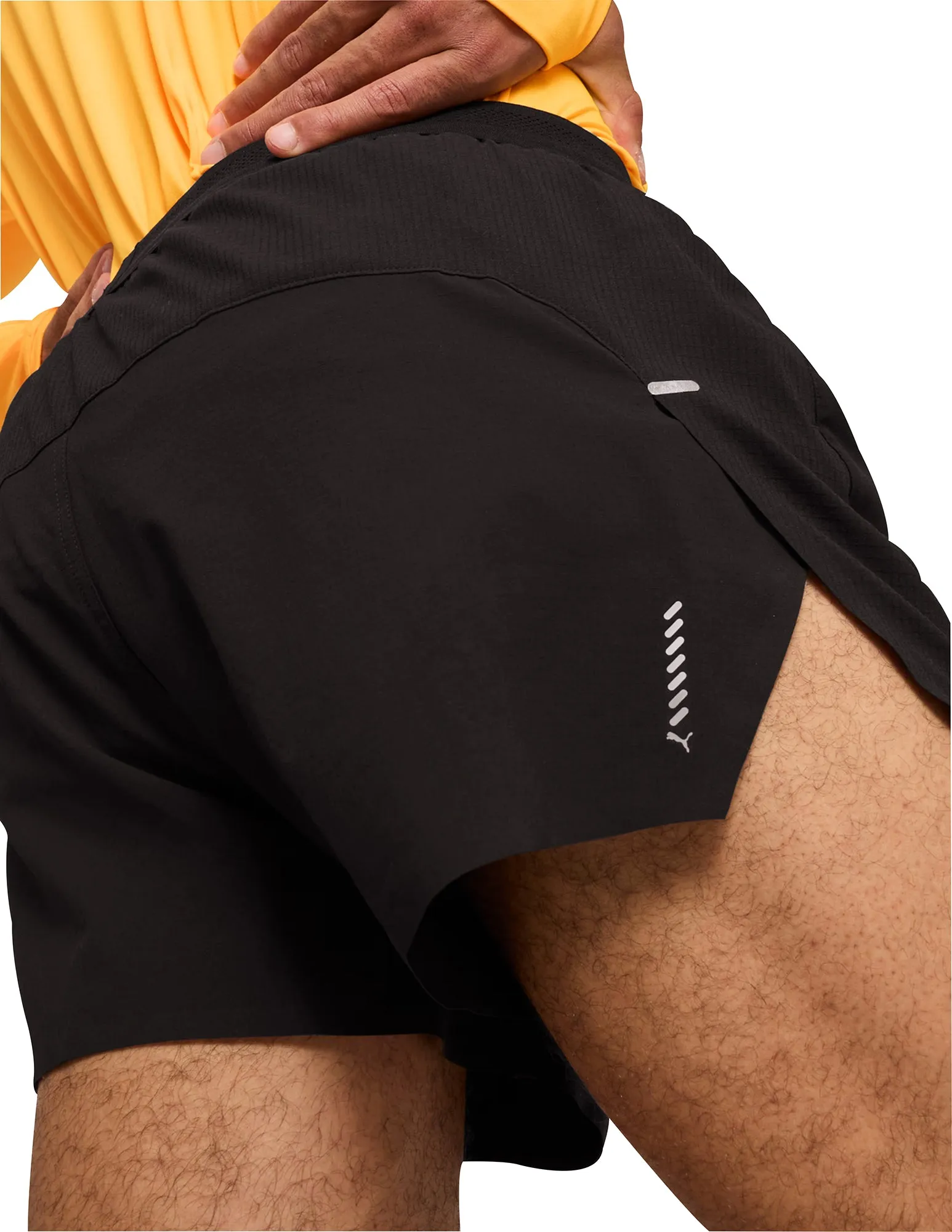 Bekleidung Puma Herren Puma Run Ultraweave Velocity 3 Zoll Herren Laufshorts - Schwarz