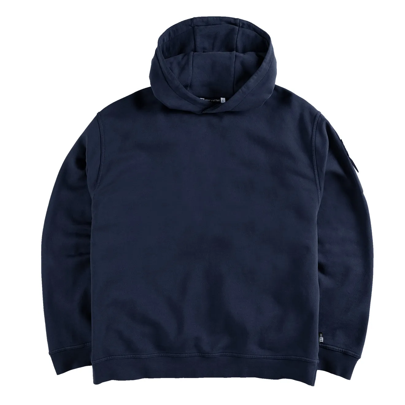 Kleidung St95 Herren ST95 Sole Nucleo Übergroße Kapuzenpullover Marineblau