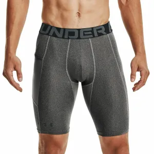 Clothing Under Armour  Men Under Armour HeatGear Pocket Long Mens Short Compression Tights - Grey