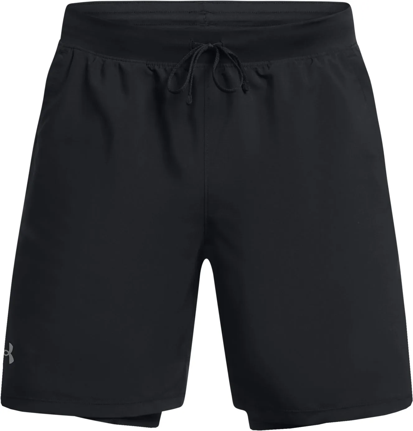 Bekleidung Under Armour Herren Under Armour Launch 2 In 1 Herren Laufshorts - Schwarz