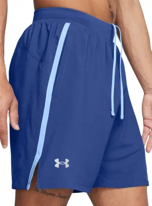 Clothing Under Armour  Men Under Armour Launch 7 Inch Mens Running Shorts - Blue