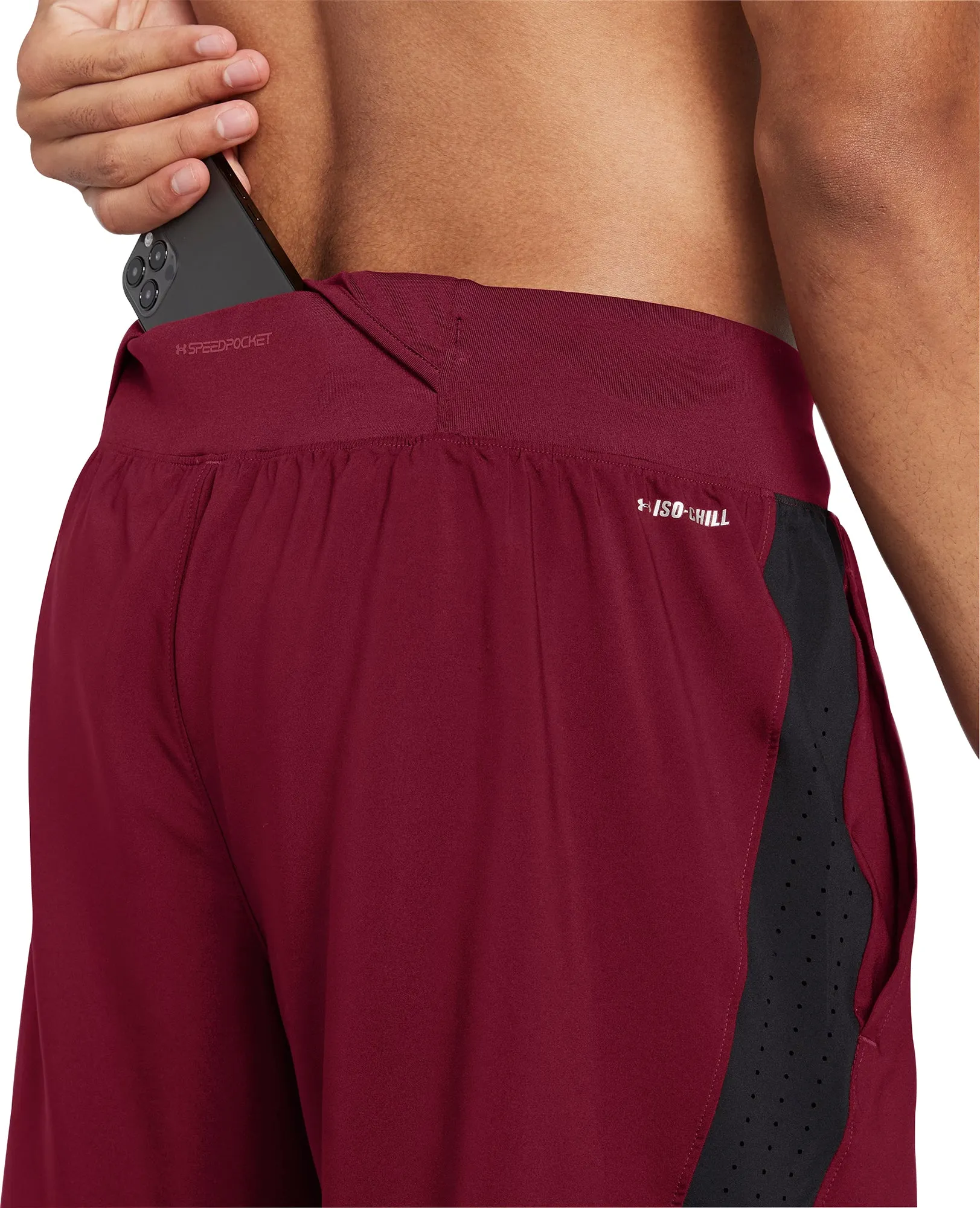 Bekleidung Under Armour Herren Under Armour Launch Elite 2 In 1 Herren Laufshorts - Rot