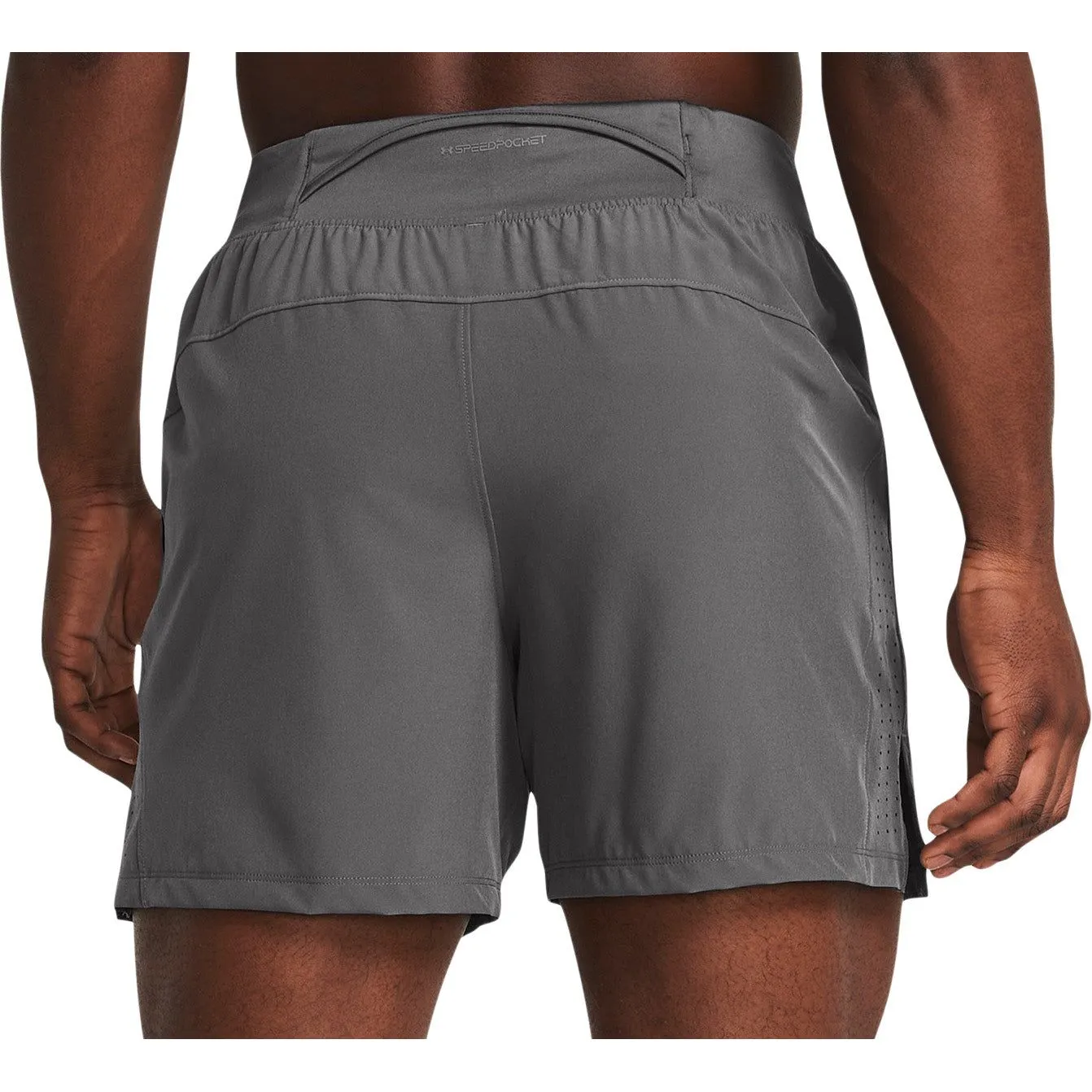Bekleidung Under Armour Herren Under Armour Launch Elite 5 Zoll Herren Laufshorts - Grau