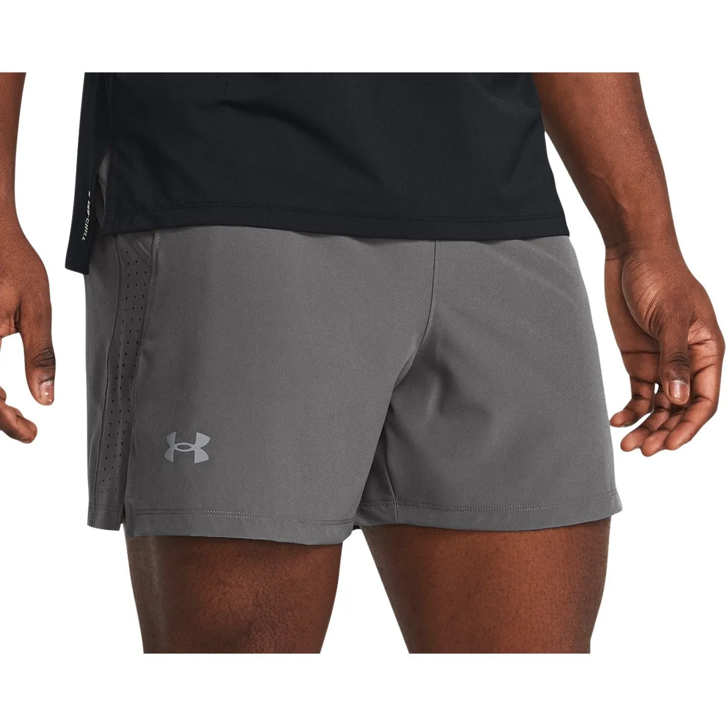 Bekleidung Under Armour Herren Under Armour Launch Elite 5 Zoll Herren Laufshorts - Grau