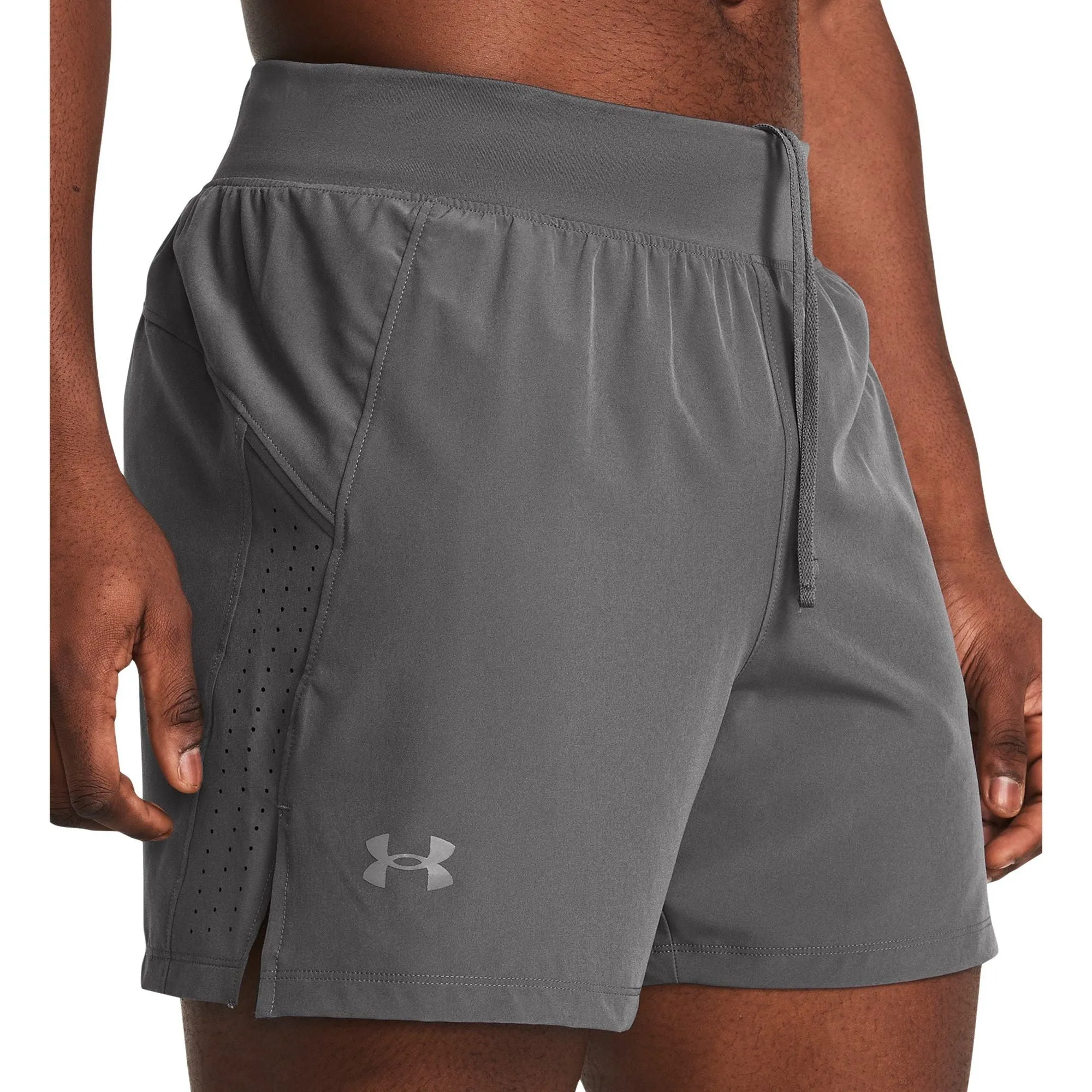 Bekleidung Under Armour Herren Under Armour Launch Elite 5 Zoll Herren Laufshorts - Grau