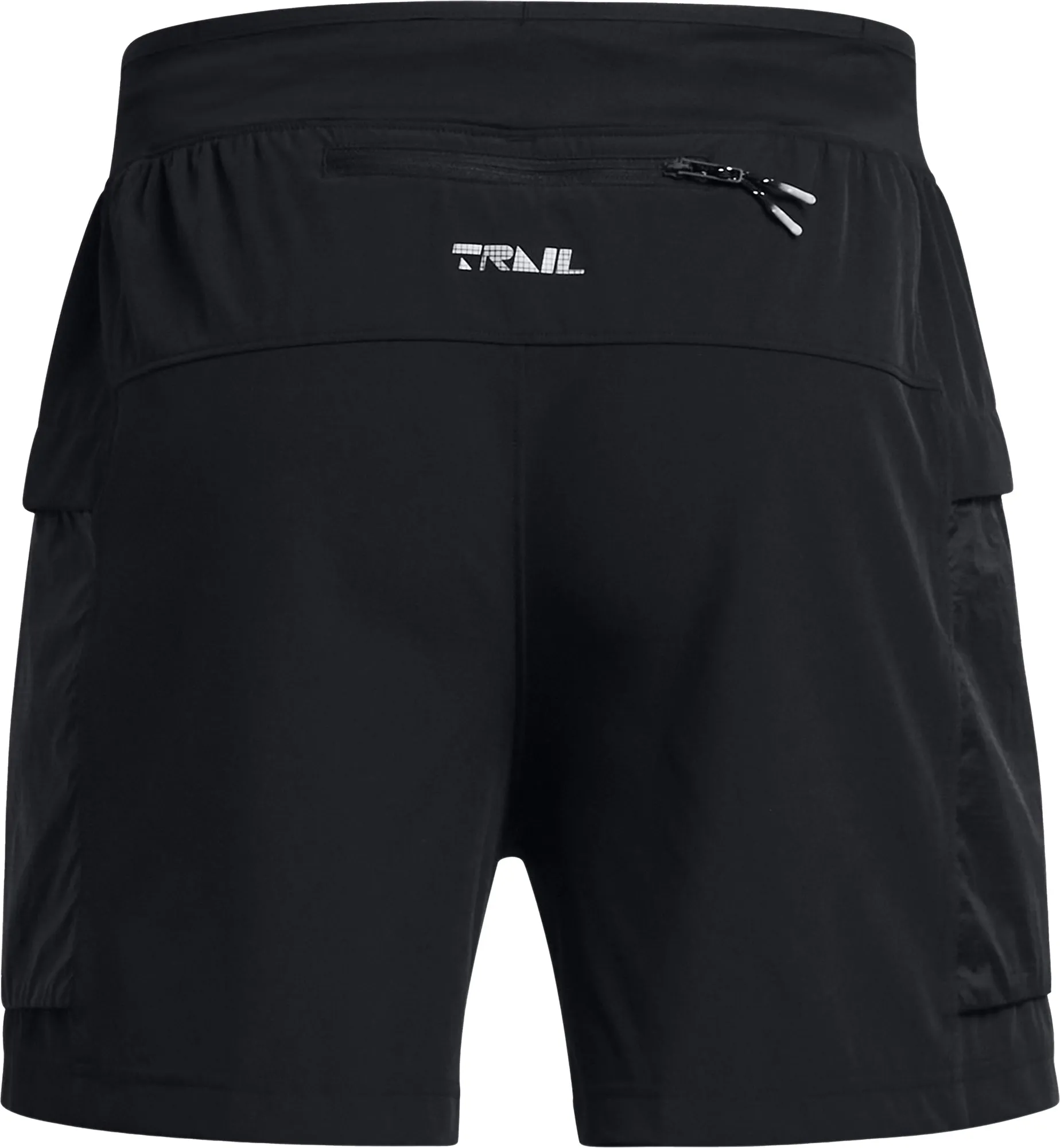 Bekleidung Under Armour Herren Under Armour Launch Trail 5 Zoll Laufshorts für Männer - Schwarz