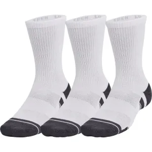Clothing Under Armour  Men Under Armour Performance Tech (3 Pack) Crew Socks - White