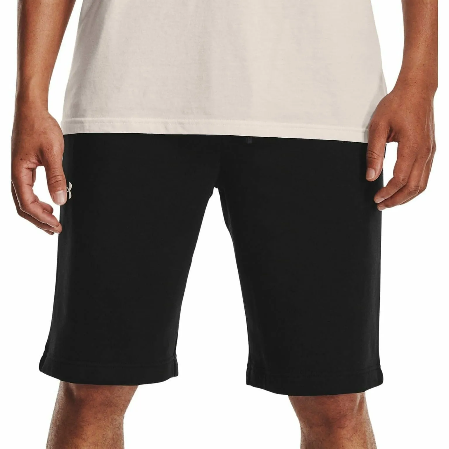 Bekleidung Under Armour Herren Under Armour Rival Fleece Shorts - Schwarz