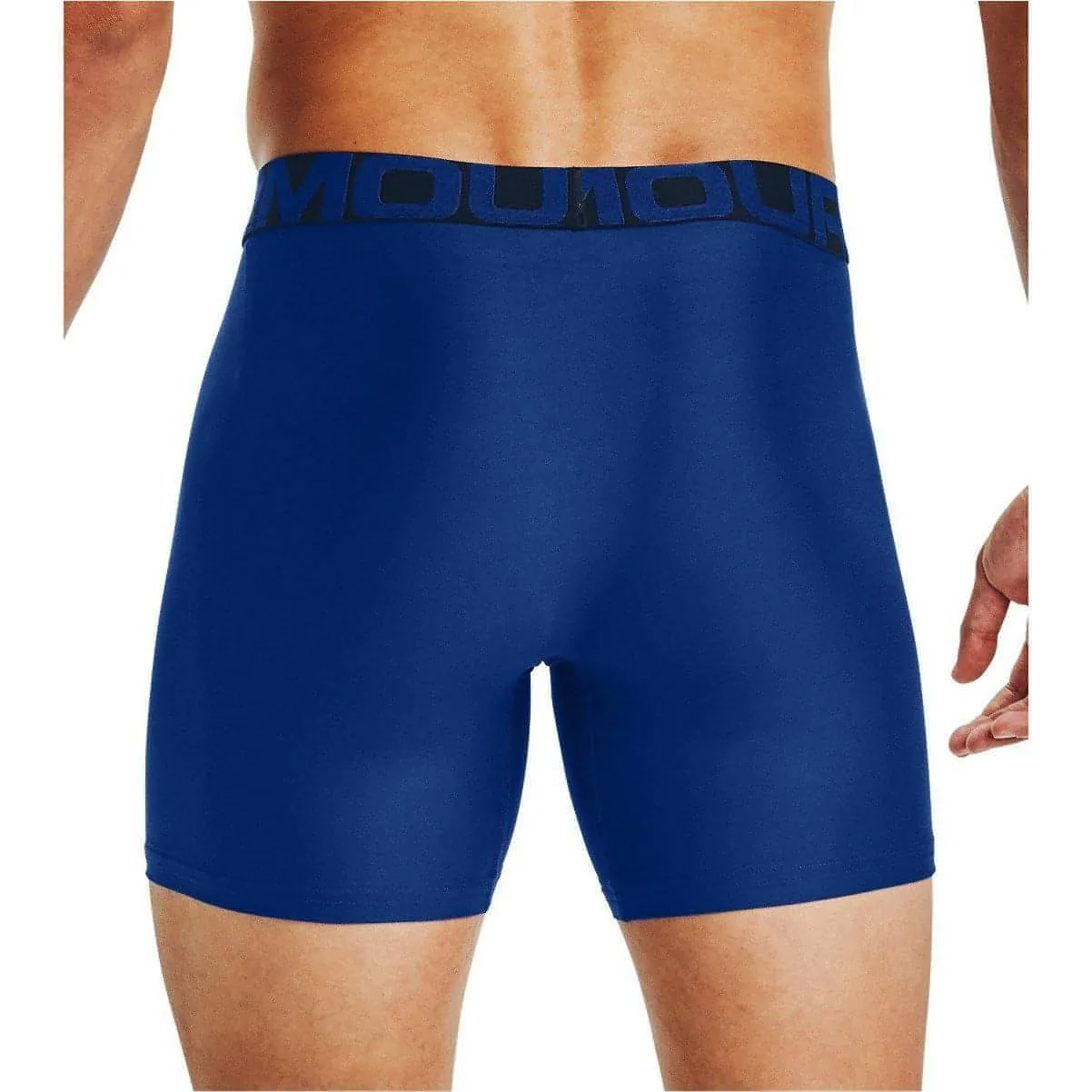 Unterwäsche Under Armour Herren Under Armour Tech 6 Zoll (2er Pack) Herren Boxerjock - Blau
