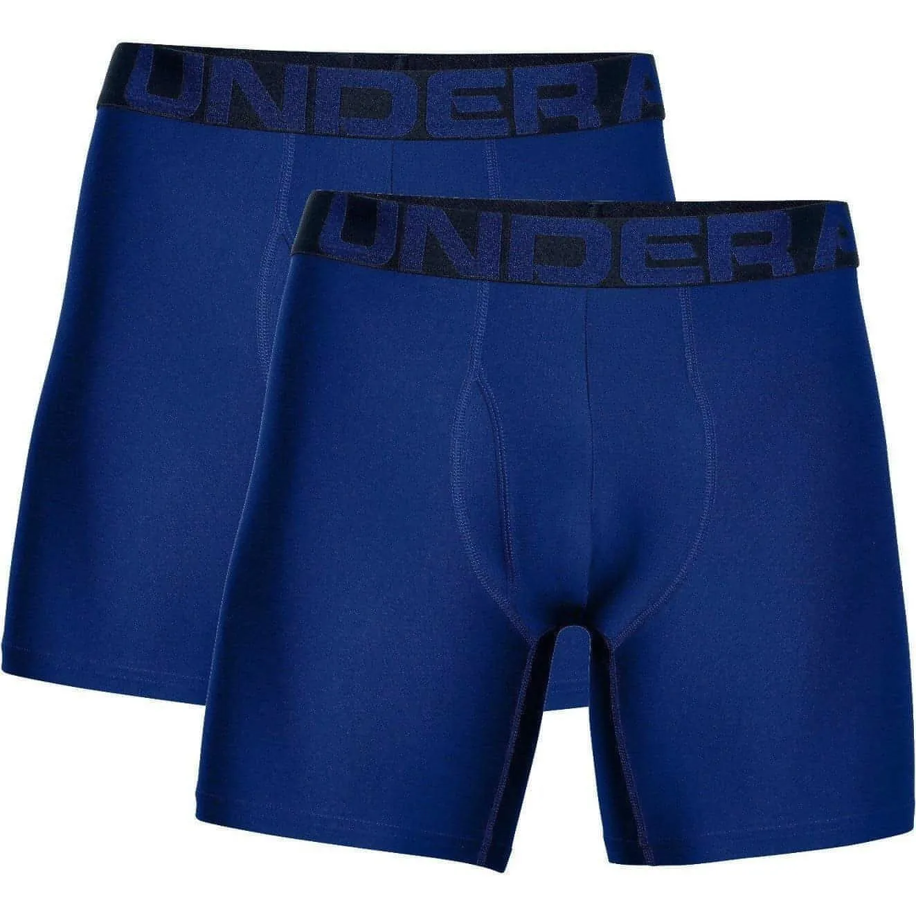 Unterwäsche Under Armour Herren Under Armour Tech 6 Zoll (2er Pack) Herren Boxerjock - Blau