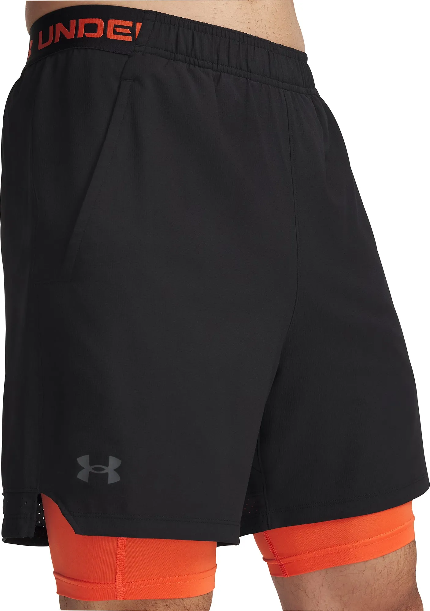 Bekleidung Under Armour Herren Under Armour Vanish Woven 2 In 1 Herren Trainingsshorts - Schwarz