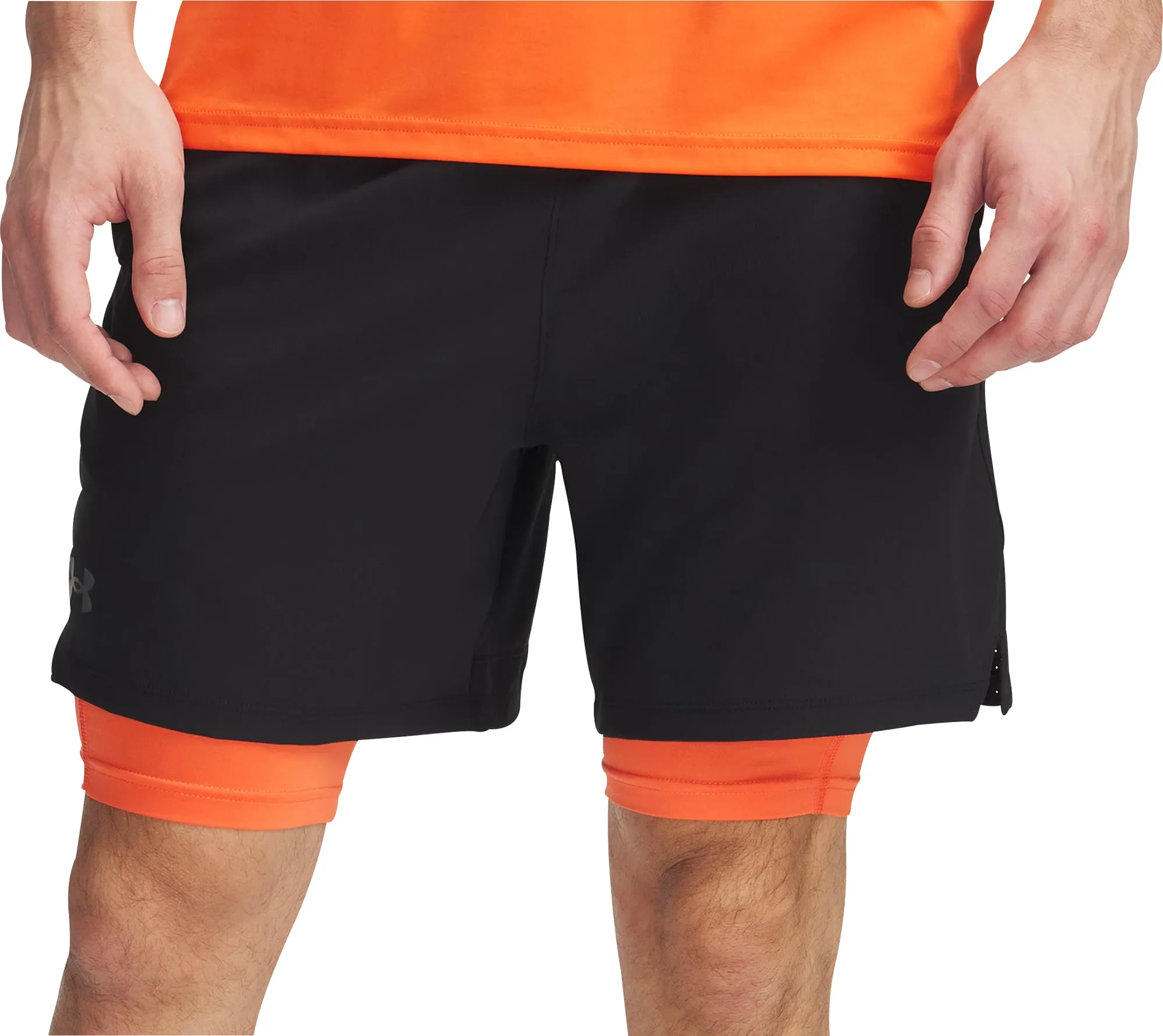 Bekleidung Under Armour Herren Under Armour Vanish Woven 2 In 1 Herren Trainingsshorts - Schwarz