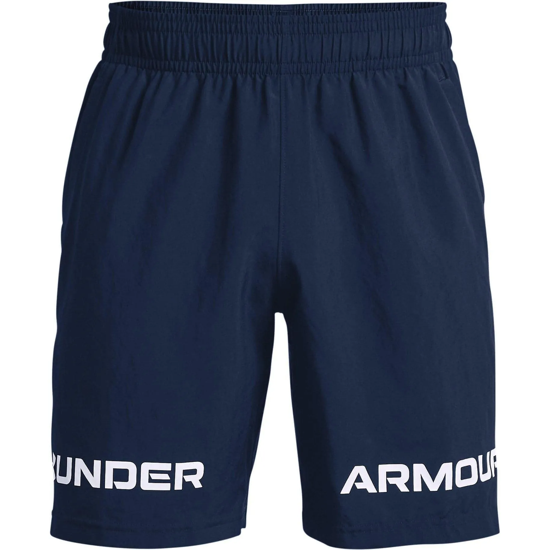 Bekleidung Under Armour Herren Under Armour Woven Graphic Wordmark Herren Trainingsshorts - Marineblau