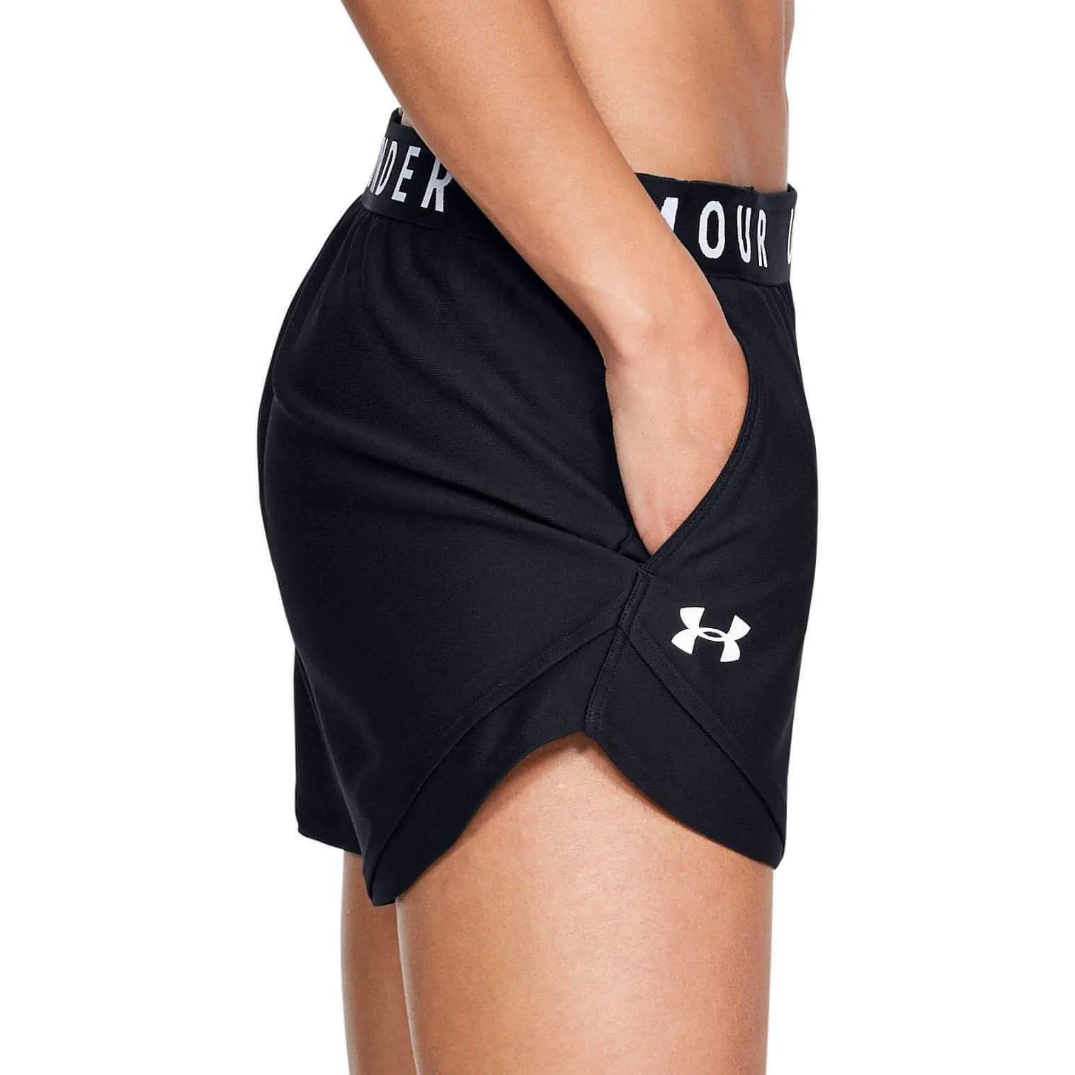 Bekleidung Under Armour Damen Under Armour Play Up 3.0 Laufshorts für Damen - Schwarz
