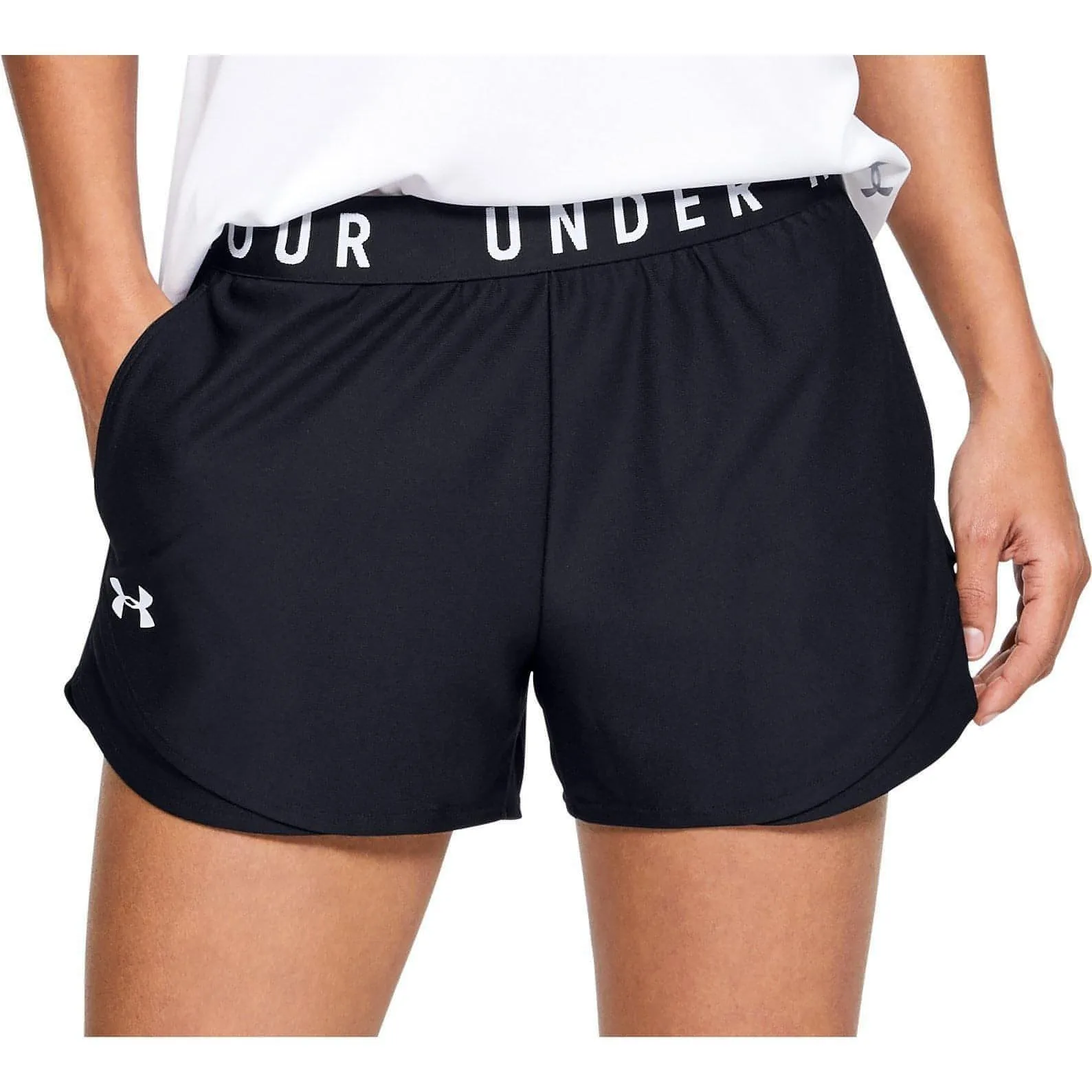 Bekleidung Under Armour Damen Under Armour Play Up 3.0 Laufshorts für Damen - Schwarz