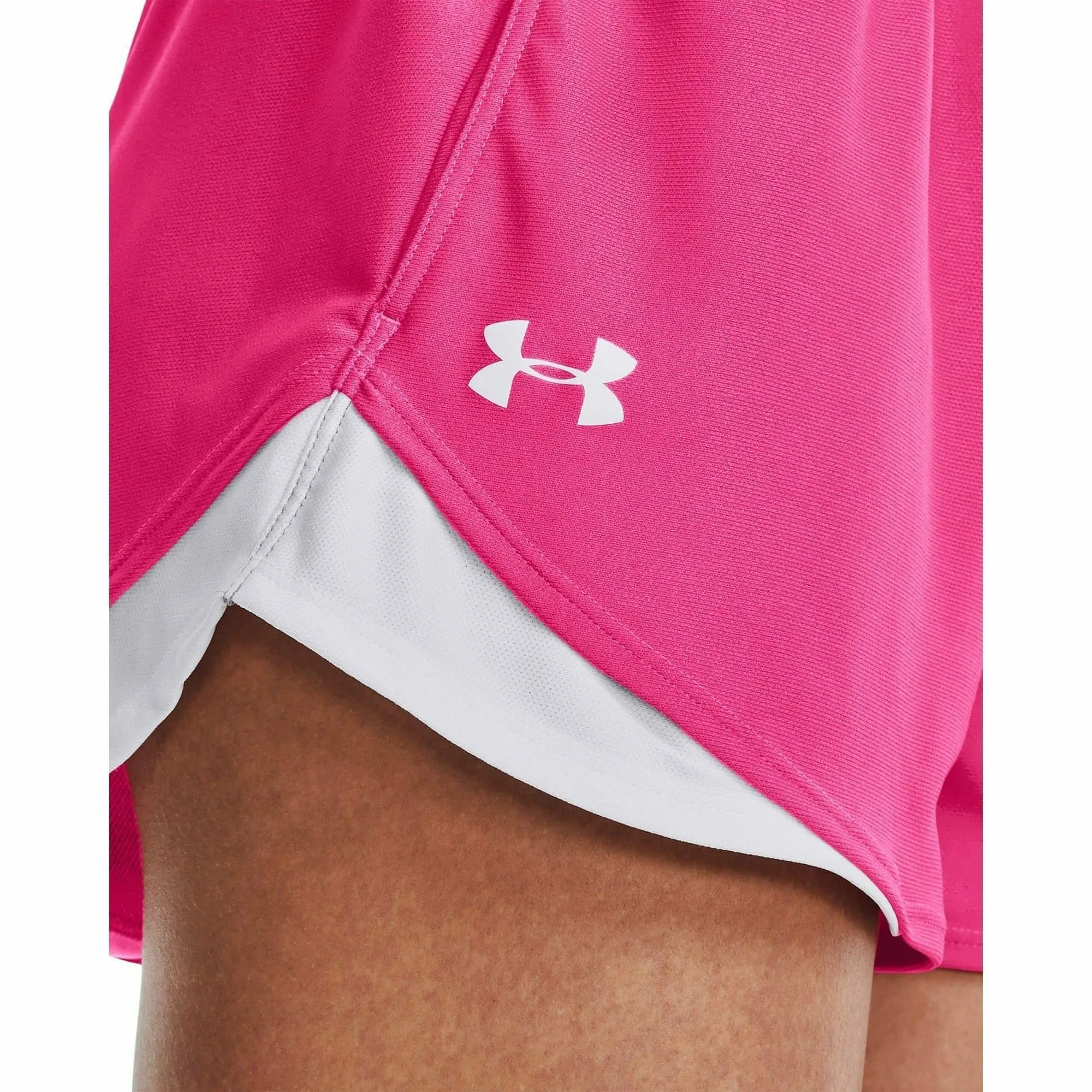 Bekleidung Under Armour Damen Under Armour Play Up 3.0 Laufshorts für Damen - Pink