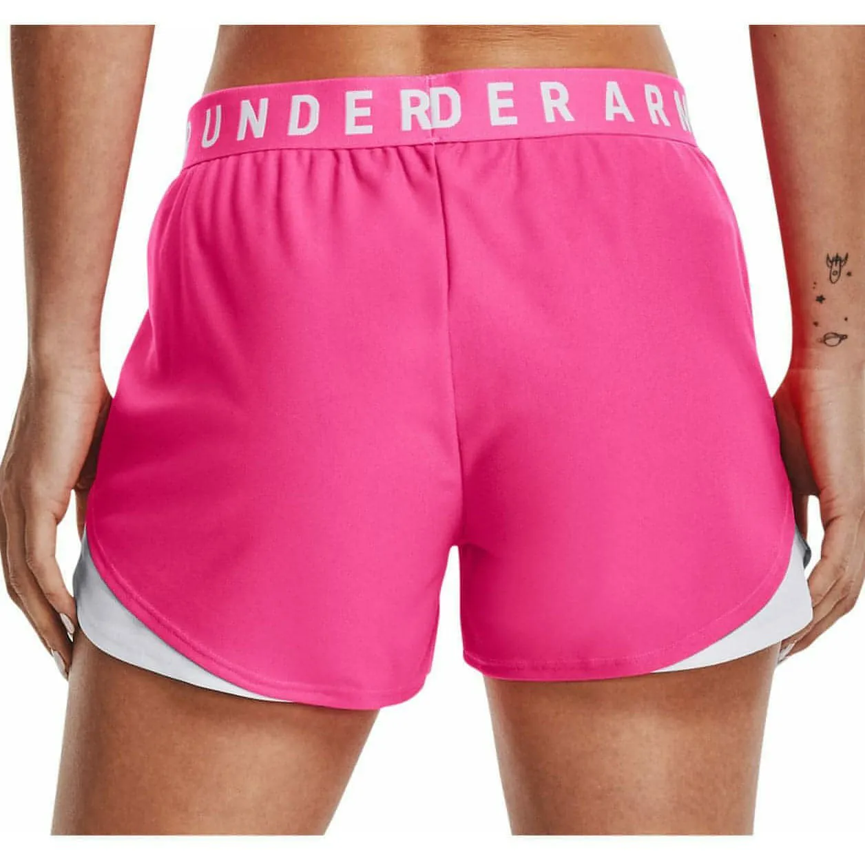 Bekleidung Under Armour Damen Under Armour Play Up 3.0 Laufshorts für Damen - Pink