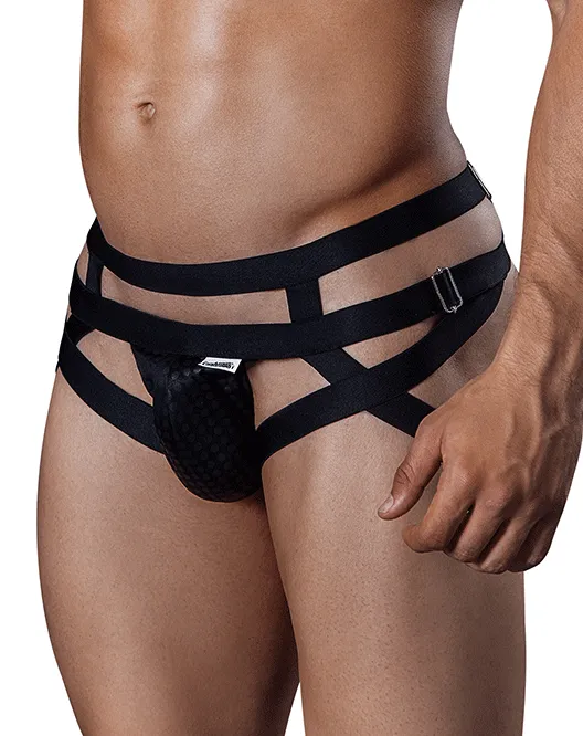 Bekleidung_Candyman_Herrenunterwäsche Candyman 99242 Jockstrap Schwarz