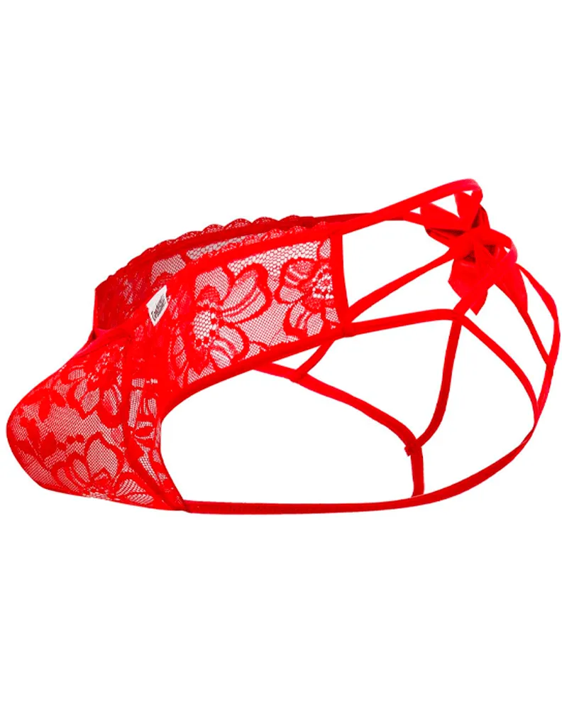 Bekleidung_Candyman_Herrenunterwäsche Candyman 99535 Bogen-Jockstrap Rot