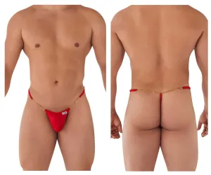 Clothing_Candyman_Mens Underwear CandyMan 99586 Chain G-String Color Red
