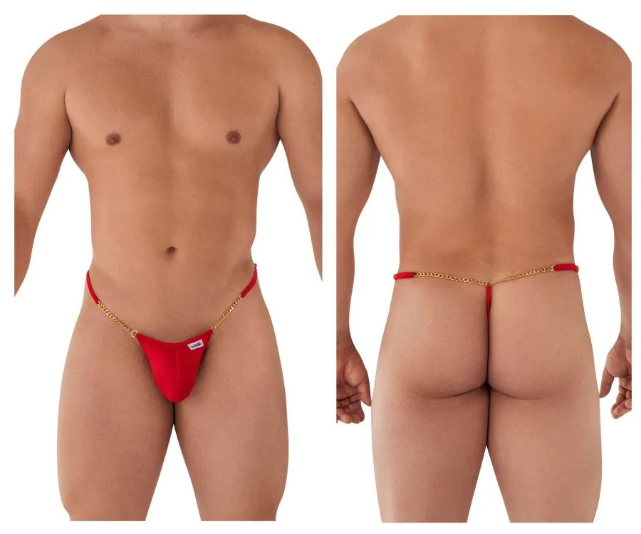 Bekleidung_Candyman_Herrenunterwäsche CandyMan 99586 Ketteng-String Farbe Rot