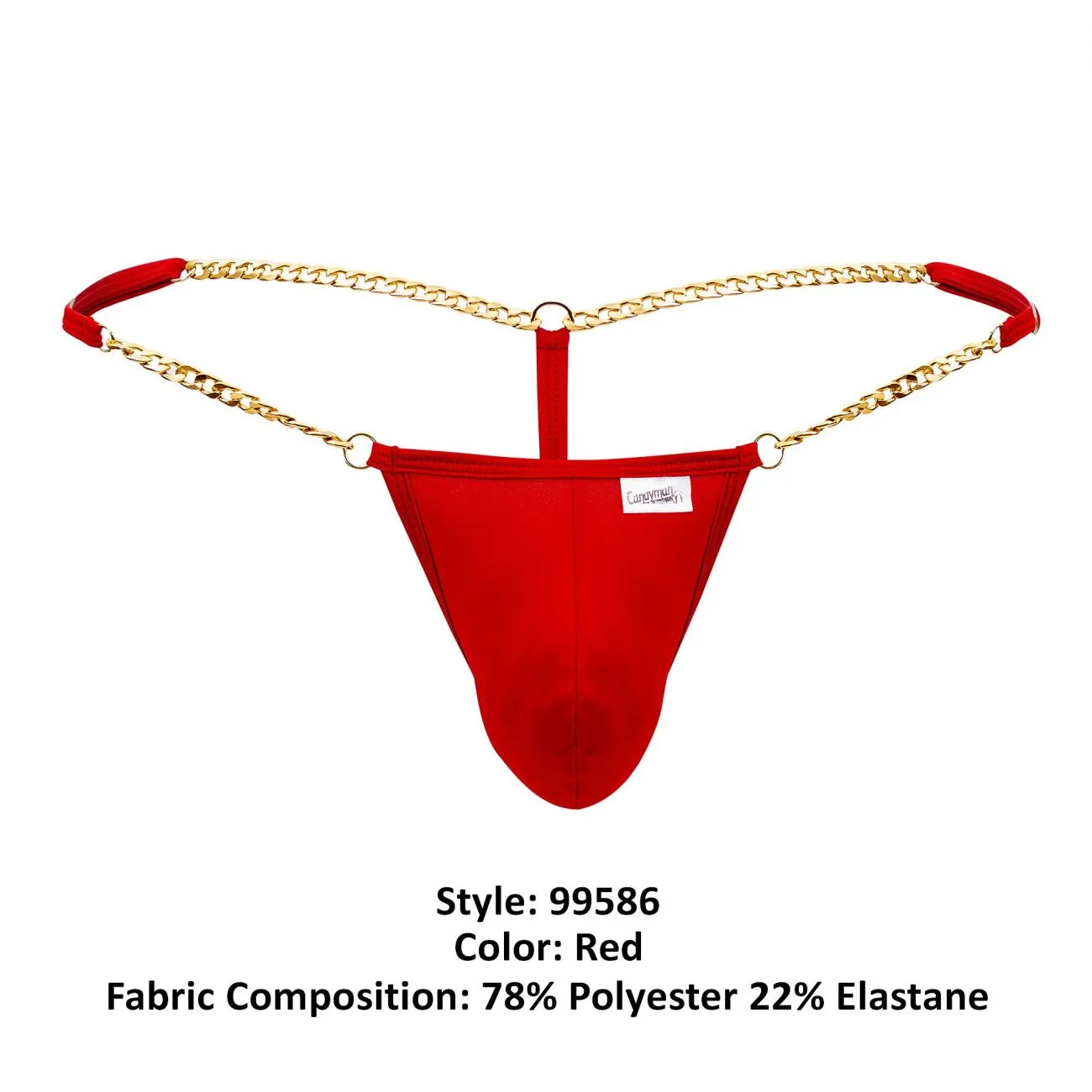 Bekleidung_Candyman_Herrenunterwäsche CandyMan 99586 Ketteng-String Farbe Rot
