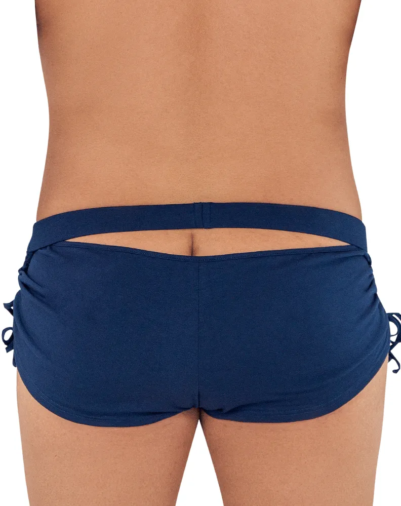 Bekleidung_Candyman_Herrenunterwäsche Candyman 99602x Lounge-Pyjama-Shorts Marineblau