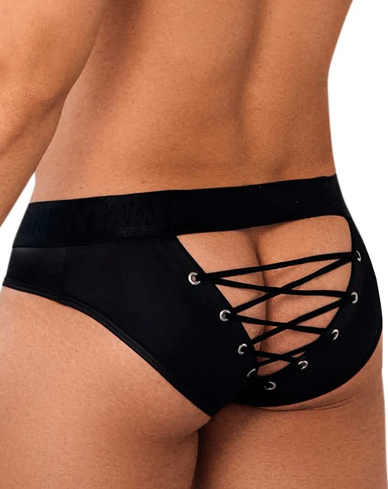 Bekleidung_Candyman_Herrenunterwäsche Candyman 99641 Kurze Slip-Unterhose Schwarz