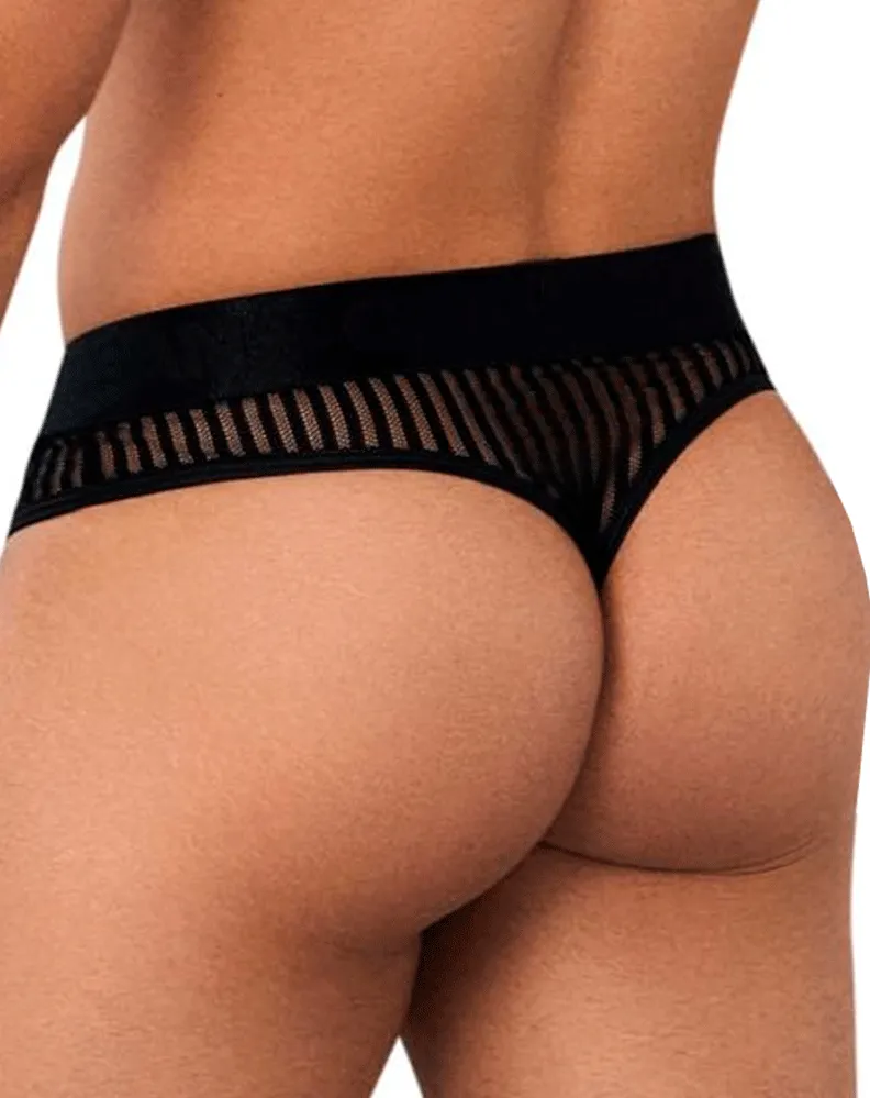 Bekleidung_Candyman_Herrenunterwäsche Candyman 99642 Mesh-Tanga Schwarz