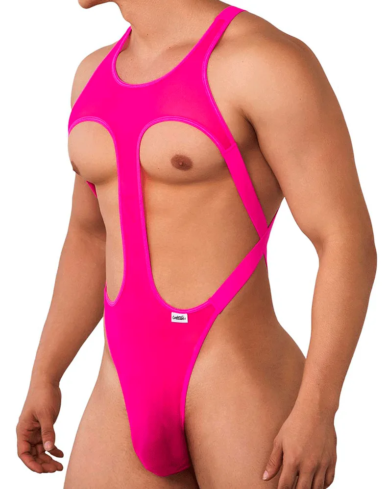 Bekleidung_Candyman_Herrenunterwäsche Candyman 99643 Mesh-Body Hot Pink