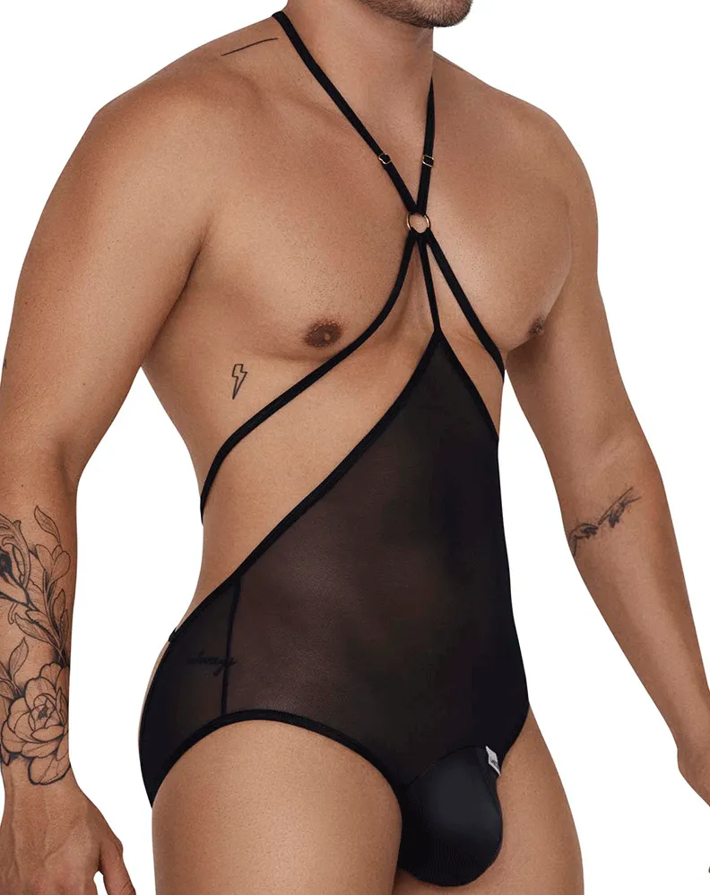 Bekleidung_Candyman_Herrenunterwäsche Candyman 99662 Tüll-Body Schwarz