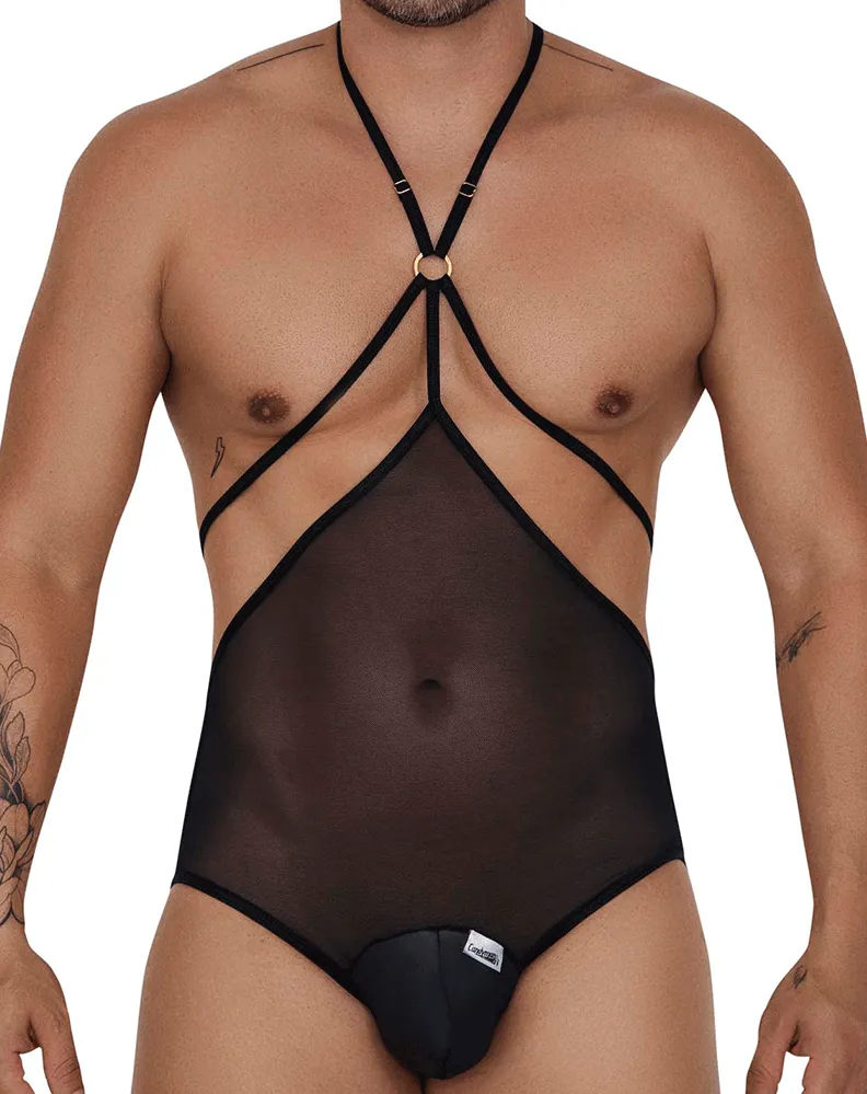 Bekleidung_Candyman_Herrenunterwäsche Candyman 99662 Tüll-Body Schwarz