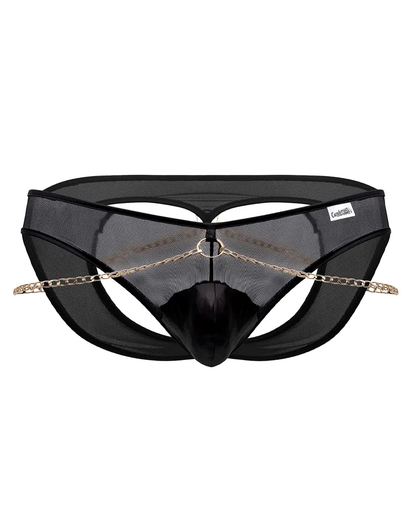 Bekleidung_Candyman_Herrenunterwäsche Candyman 99672 Jockstrap mit Kette Schwarz