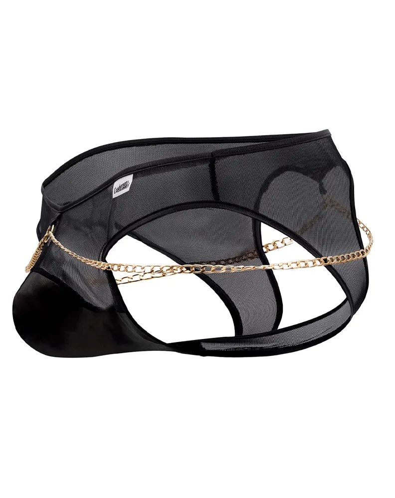 Bekleidung_Candyman_Herrenunterwäsche Candyman 99672 Jockstrap mit Kette Schwarz