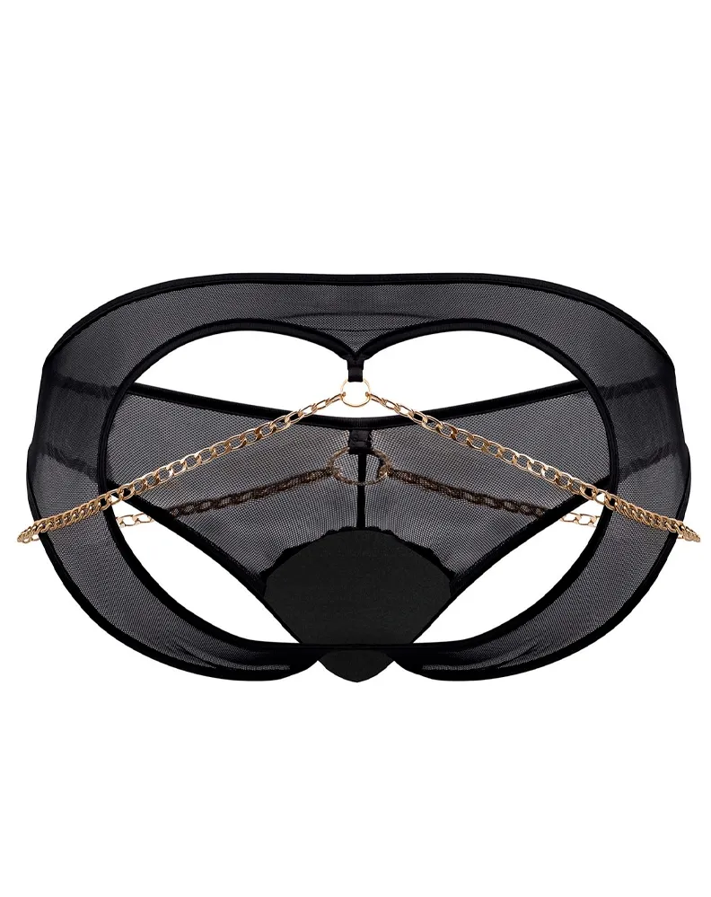 Bekleidung_Candyman_Herrenunterwäsche Candyman 99672 Jockstrap mit Kette Schwarz