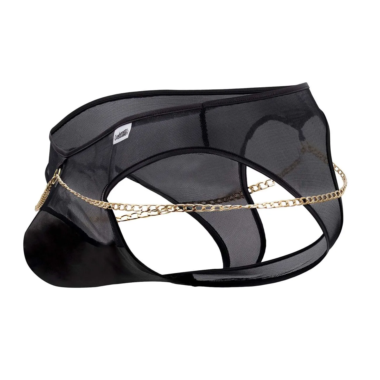 Bekleidung_Candyman_Herrenunterwäsche CandyMan 99672X Ketten-Jockstrap-Slip Farbe Schwarz