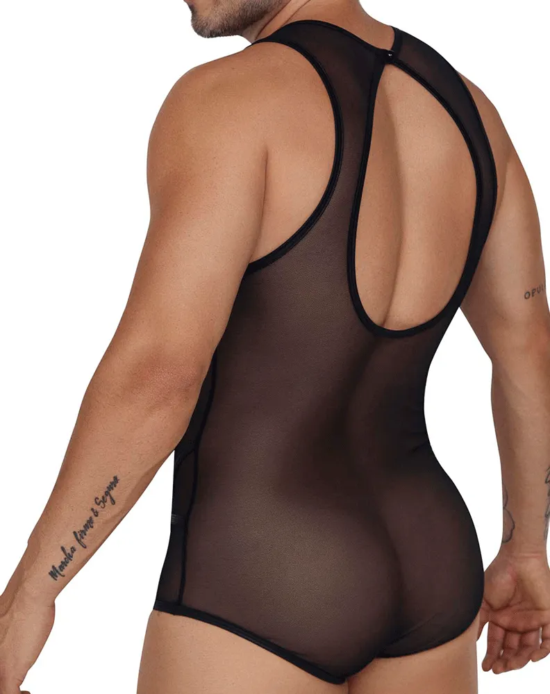 Bekleidung_Candyman_Herrenunterwäsche Candyman 99683 Tüll-Body Schwarz