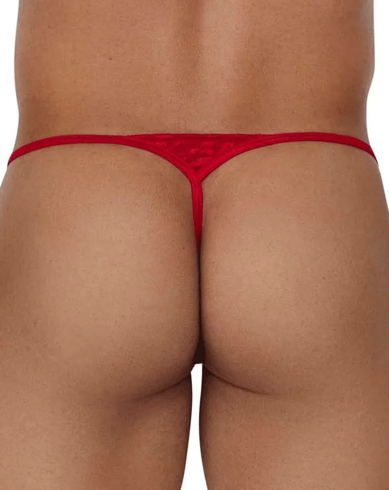 Bekleidung_Candyman_Herrenunterwäsche Candyman 99685 Spitzen-Tanga Rot