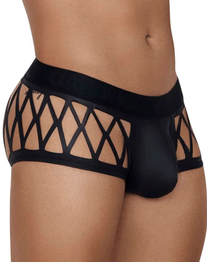 Bekleidung_Candyman_Herrenunterwäsche Candyman 99691 Cage Trunks Schwarz