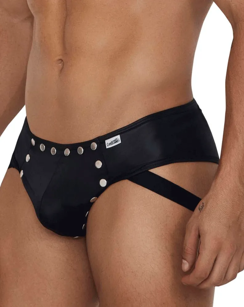Bekleidung_Candyman_Herrenunterwäsche Candyman 99696 Jockstrap-Slip Schwarz