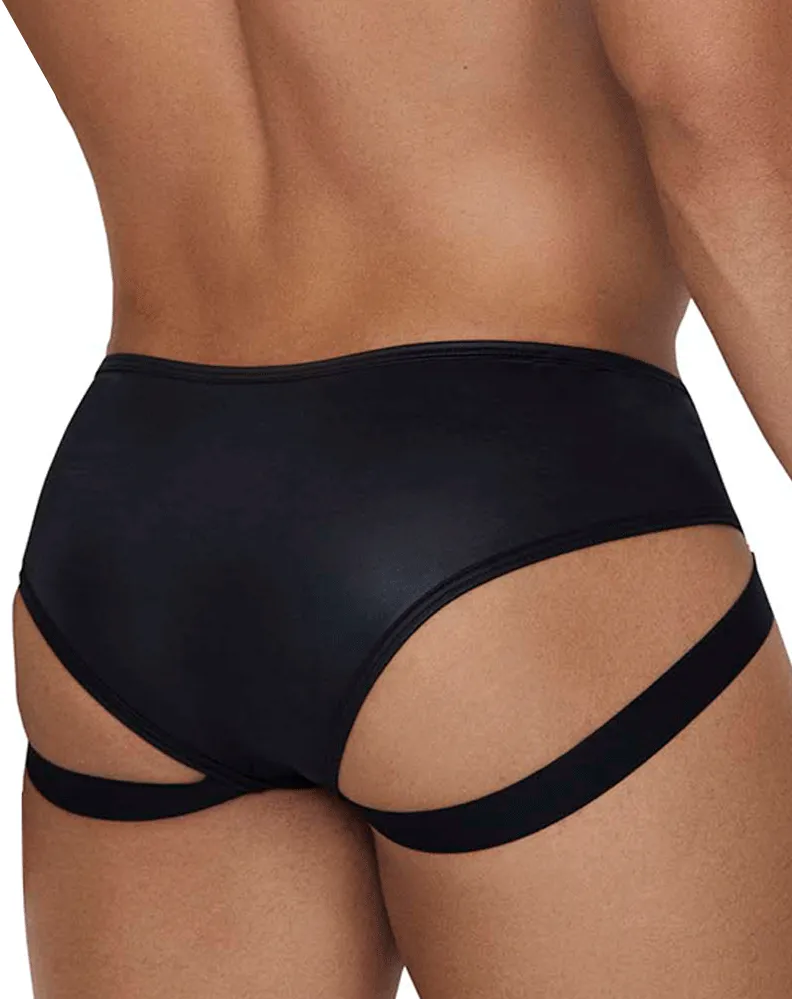 Bekleidung_Candyman_Herrenunterwäsche Candyman 99696 Jockstrap-Slip Schwarz