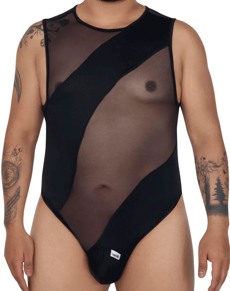 Bekleidung_Candyman_Herrenunterwäsche Candyman 99699x Mesh-Body Schwarz