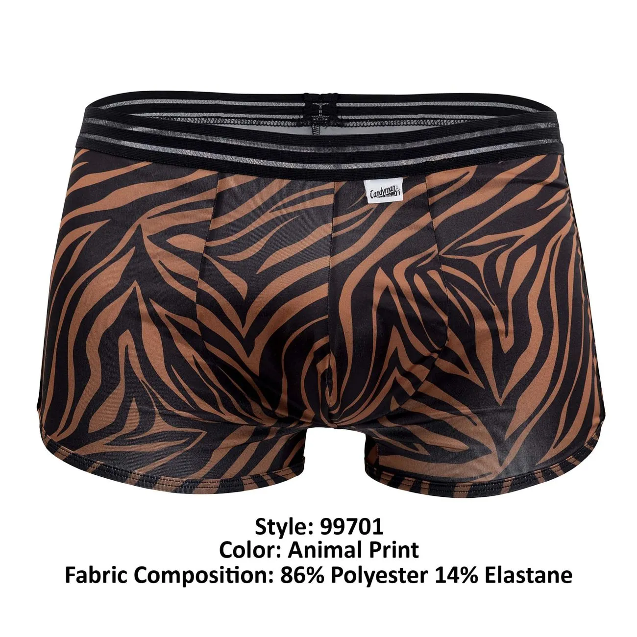 Bekleidung_Candyman_Herrenunterwäsche CandyMan 99701 Lounge-Pyjama-Höschen Farbe Animal Print