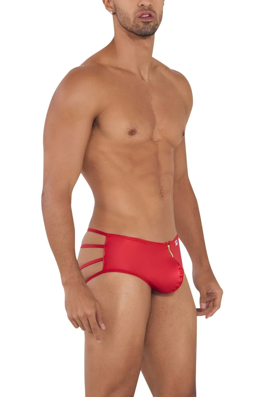 Bekleidung_Candyman_Herrenunterwäsche CandyMan 99704 Zip-it Slips Farbe Rot