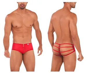 Clothing_Candyman_Mens Underwear CandyMan 99704 Zip-it Briefs Color Red