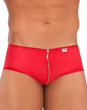 Clothing_Candyman_Mens Underwear Candyman 99704 Zip-it Briefs Red