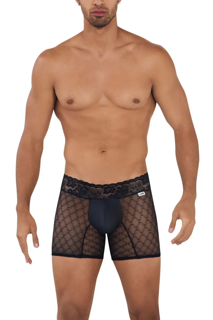 Bekleidung_Candyman_Herrenunterwäsche CandyMan 99723 Durchsichtige Shorts Farbe Schwarz